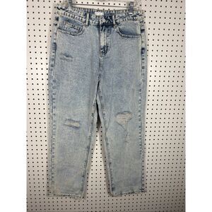 Venus straight leg stonewashed jeans size 12